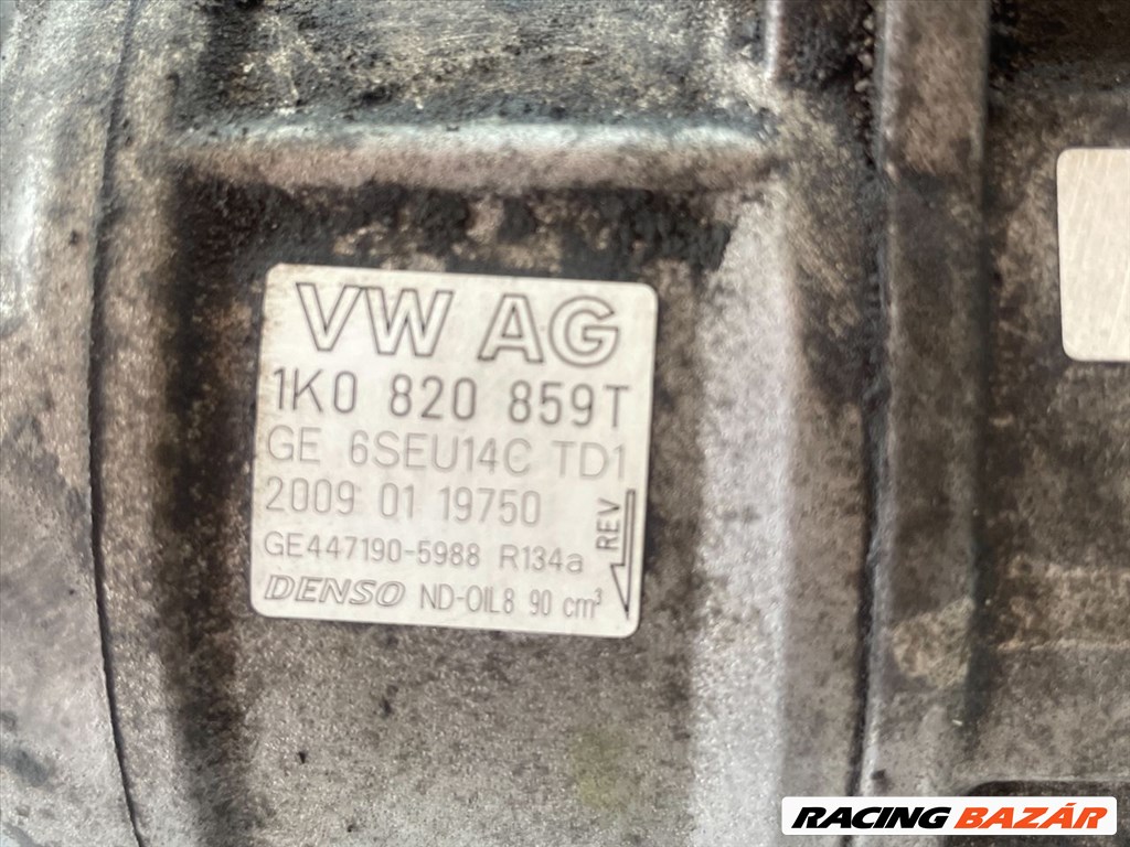 VW GOLF VI Klímakompresszor vwag1k0820859t 5. kép