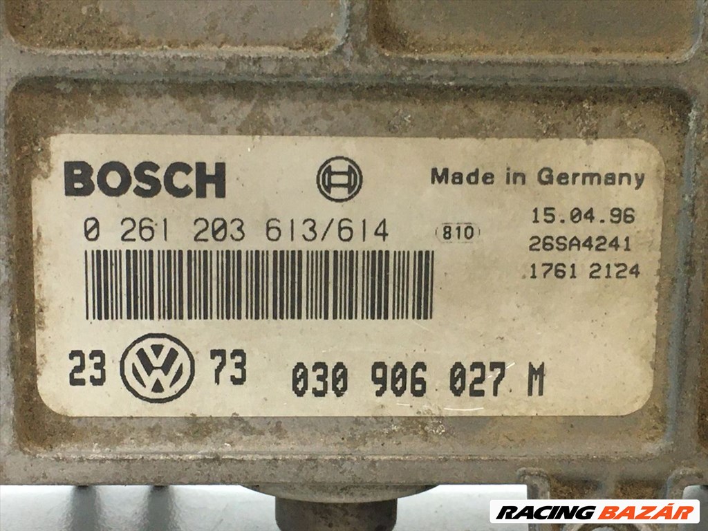 VW GOLF III Motorvezérlő bosch0261203613-030906027m 3. kép