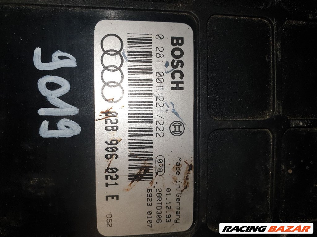 AUDI A4 B5 Motorvezérlő audi028906021e-bosch0281001221-222 3. kép