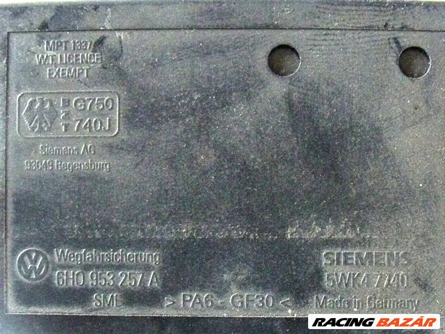 Volkswagen Lupo immobiliser modul 6h0953257a5wk47740 2. kép