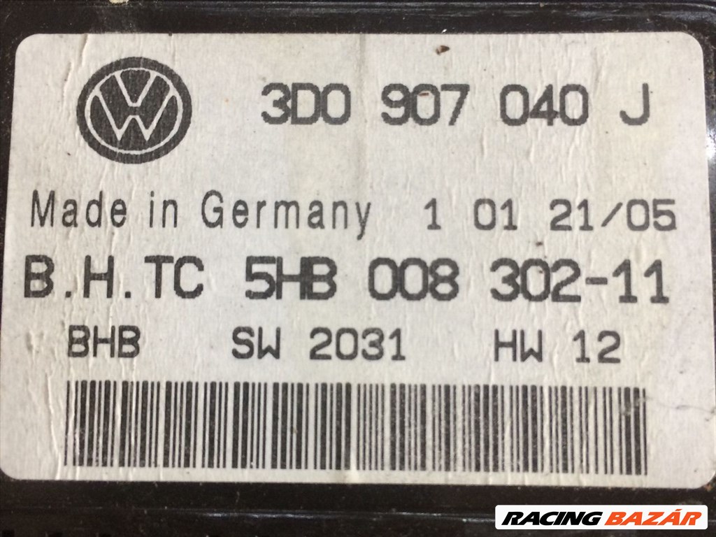 VW PHAETON Komfort Elektronika vw3d0907040j-bhtc5hb00830211 3. kép