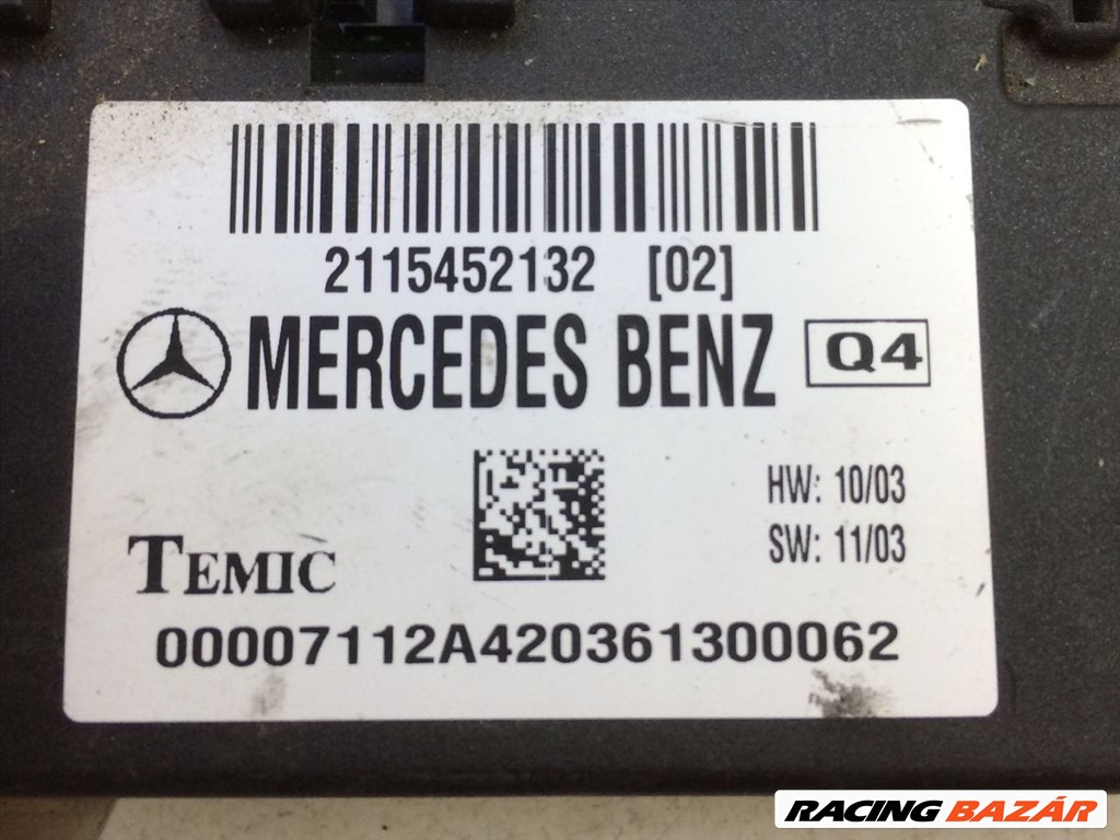 MERCEDES-BENZ E-CLASS Komfort Elektronika mercedes2115452132-temic00007112a420361300062 3. kép