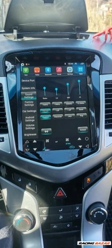Chevrolet Cruze Android Multimédia Tesla Style Autórádió Tolatókamerával 9. kép