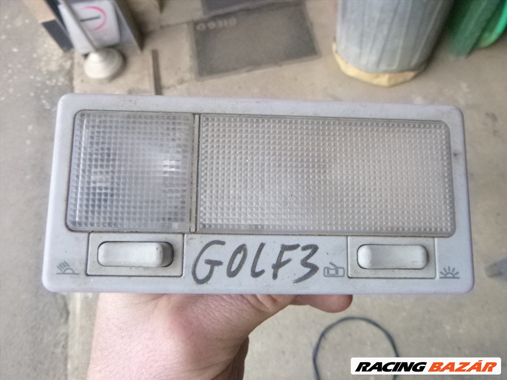 Volkswagen Golf III tetőkárpit lámpa, belső világítás 357 947 111 C 357947111c 6. kép