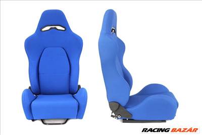 Sport, verseny ülés DRAGO Kék anyagú