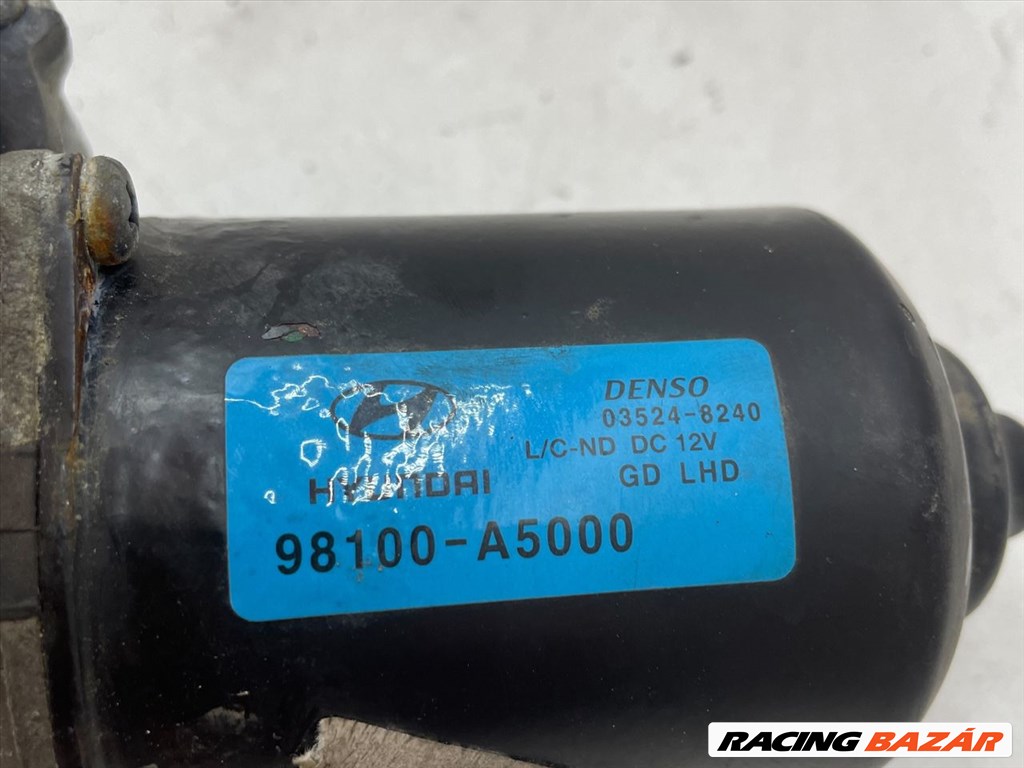 HYUNDAI I30 Első Ablaktörlő Motor hyundai98100a5000-denso035248240 4. kép