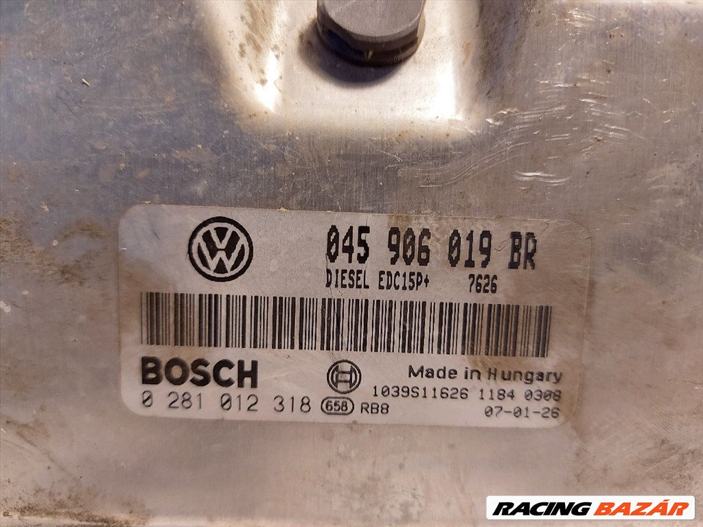 VW POLO IV Motorvezérlő 045906019br-281012318 2. kép