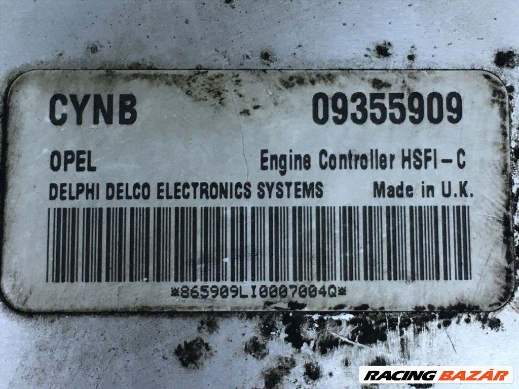 OPEL ASTRA G Motorvezérlő d98004-delphidelco09355909 3. kép