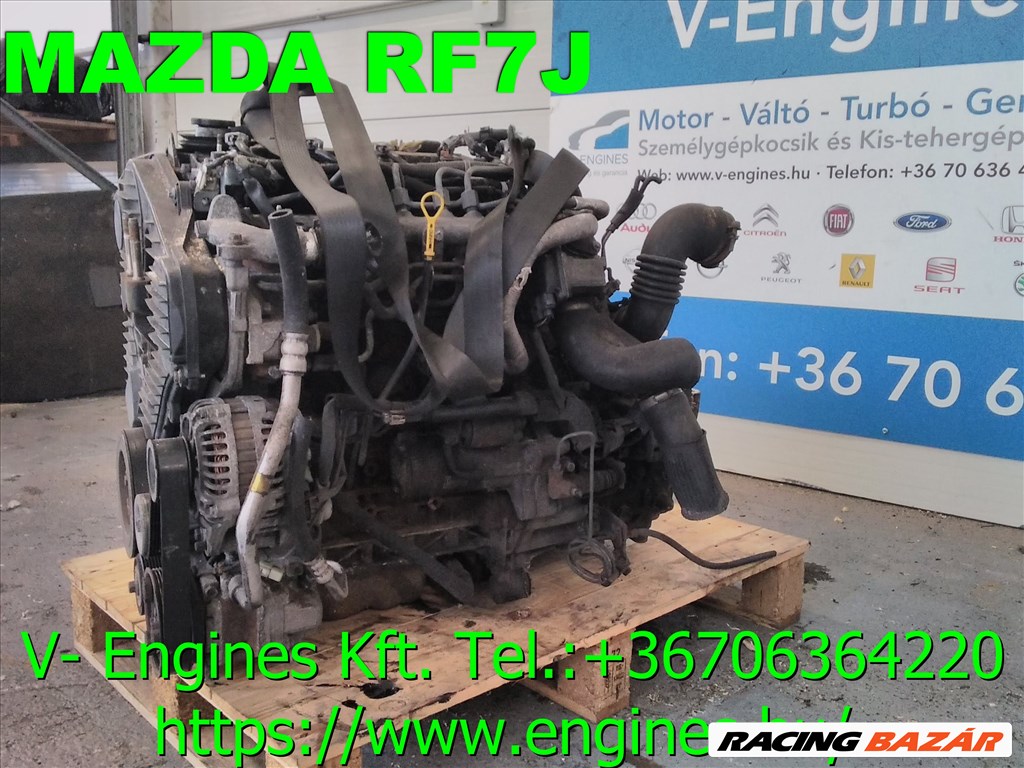 Eladó! Mazda 3 2.0 CRD FLH RF7J BONTOTT MOTOR 3. kép