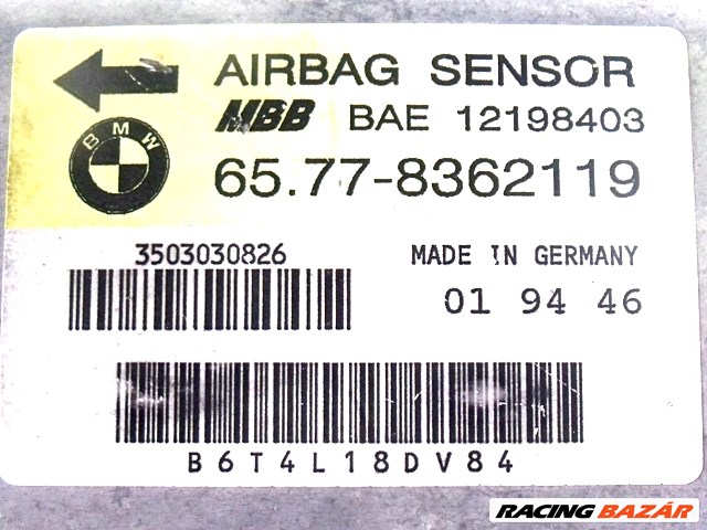 BMW 3 (E36) légzsák vezérlő 65778362119 5. kép
