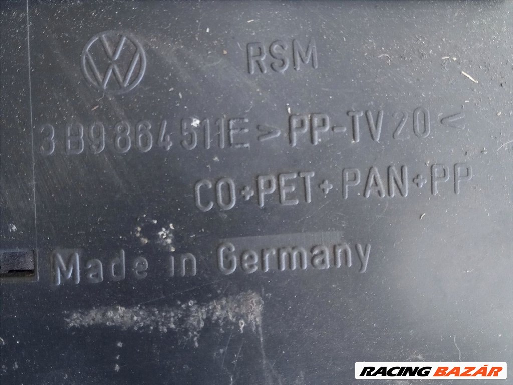 VW PASSAT B5 Bal hátsó Csomagtér Burkolat (Műanyag) volkswagen3b9864511e 3. kép