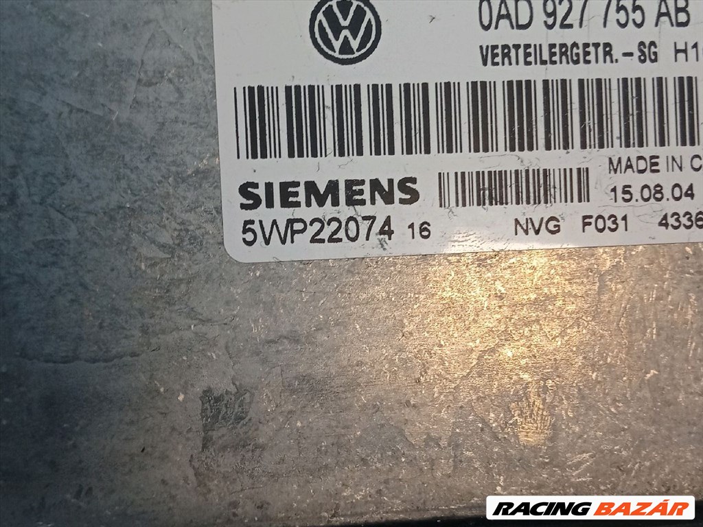 VW TOUAREG Motorvezérlő siemens5wp22074 3. kép