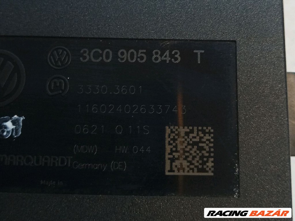VW PASSAT B7 Gyújtáskapcsoló 3c0905843t 3. kép