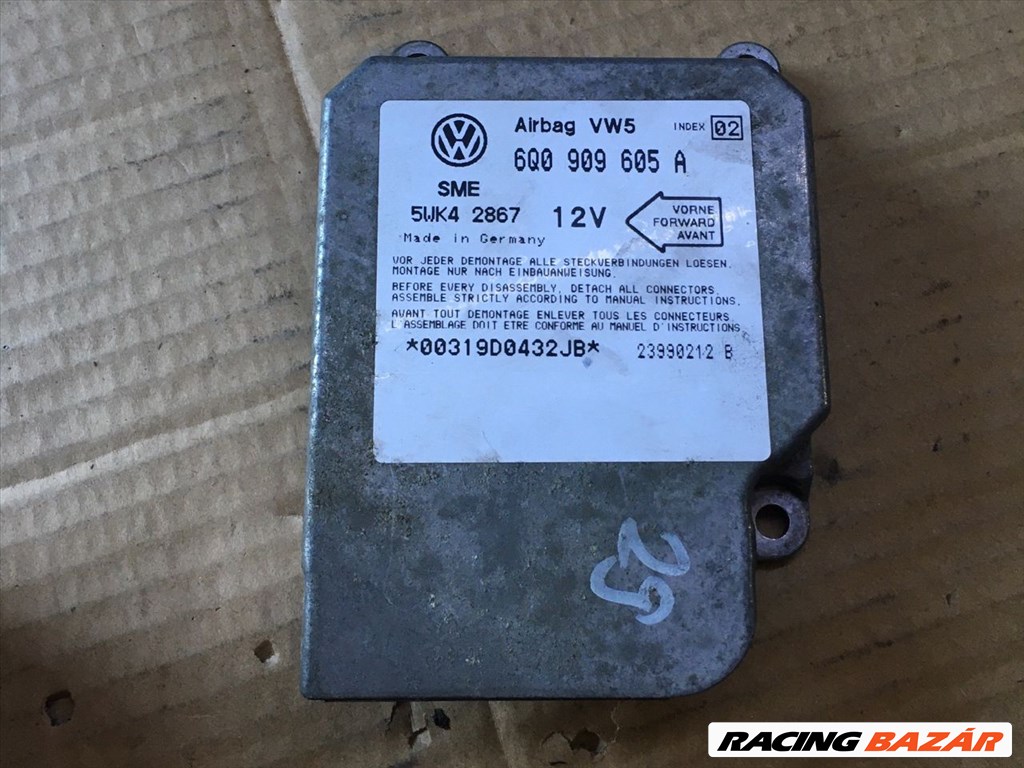 SEAT IBIZA III Légzsák Elektronika sme5wk42867-6q0909605a 1. kép