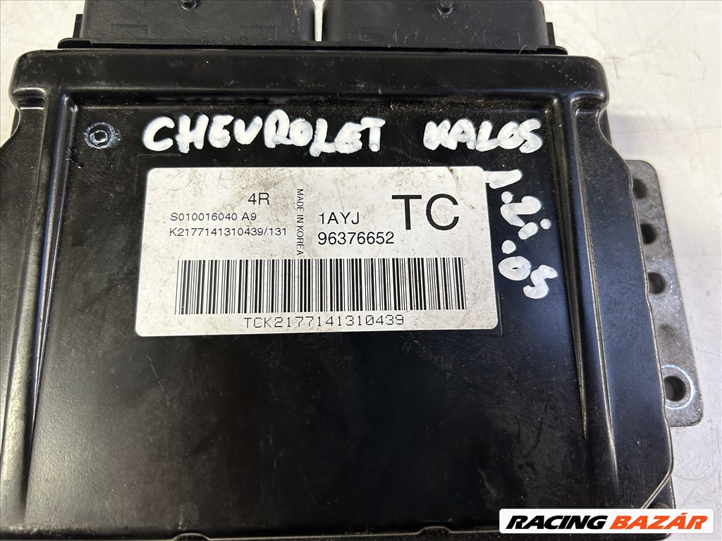 Chevrolet Kalos motorvezérlő 96376652tc 2. kép