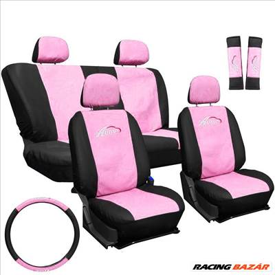 Univerzális üléshuzat UL-AG23001 pink-fekete