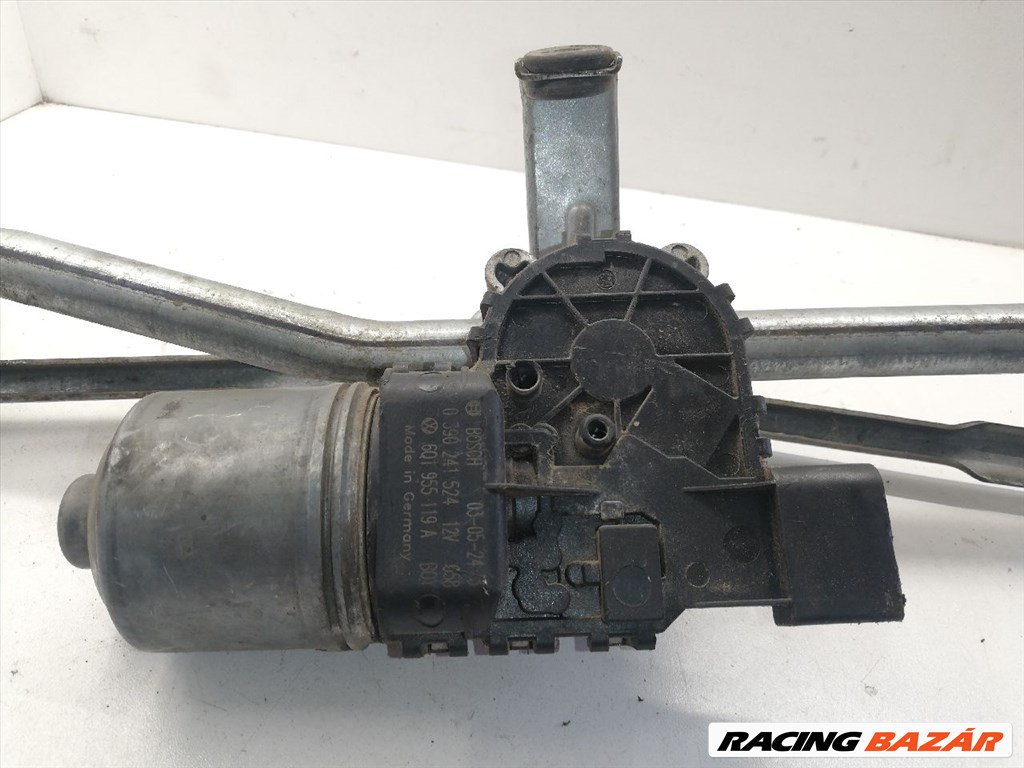 SKODA FABIA I Első Ablaktörlő Szerkezet Motorral 390241524-6q1955119a 4. kép