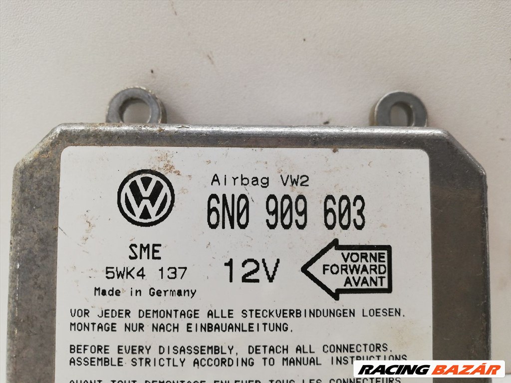 VW POLO III Légzsák Elektronika vw6n0909603-sme5wk4137 3. kép