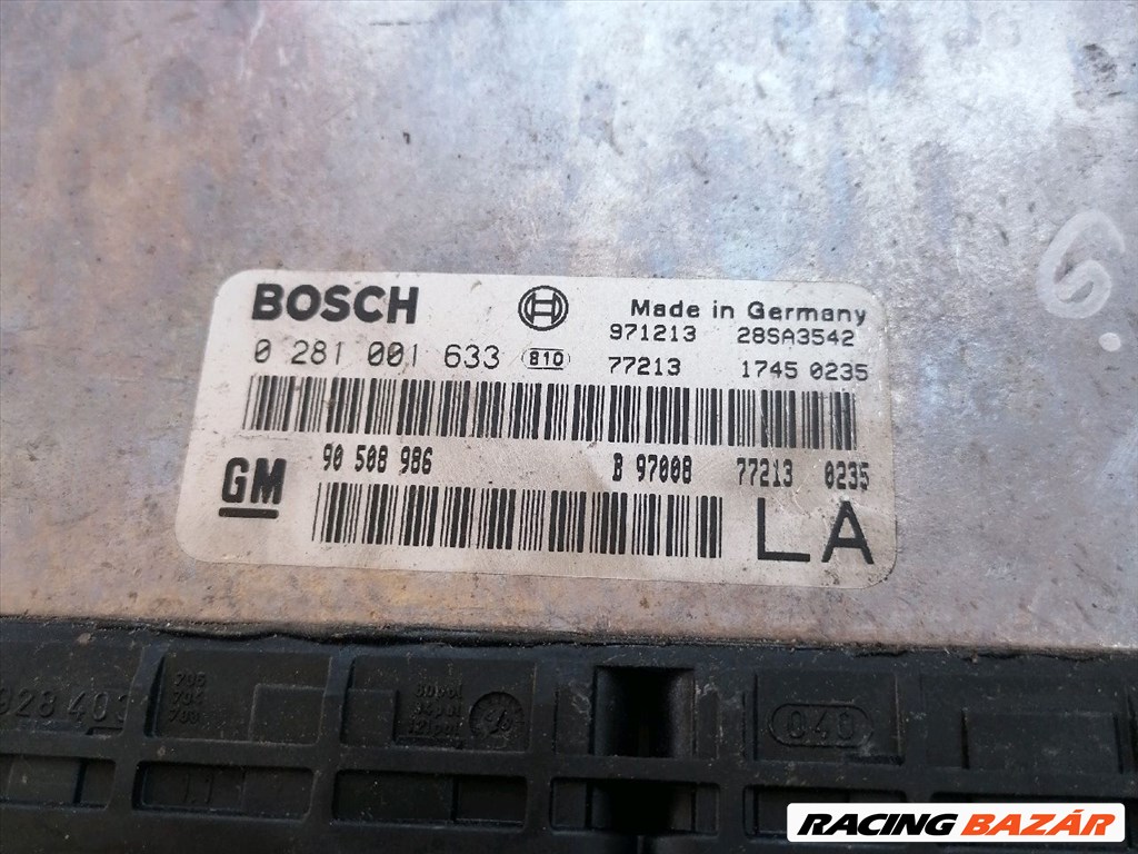 OPEL VECTRA B Motorvezérlő bosch0281001633-90508986 3. kép