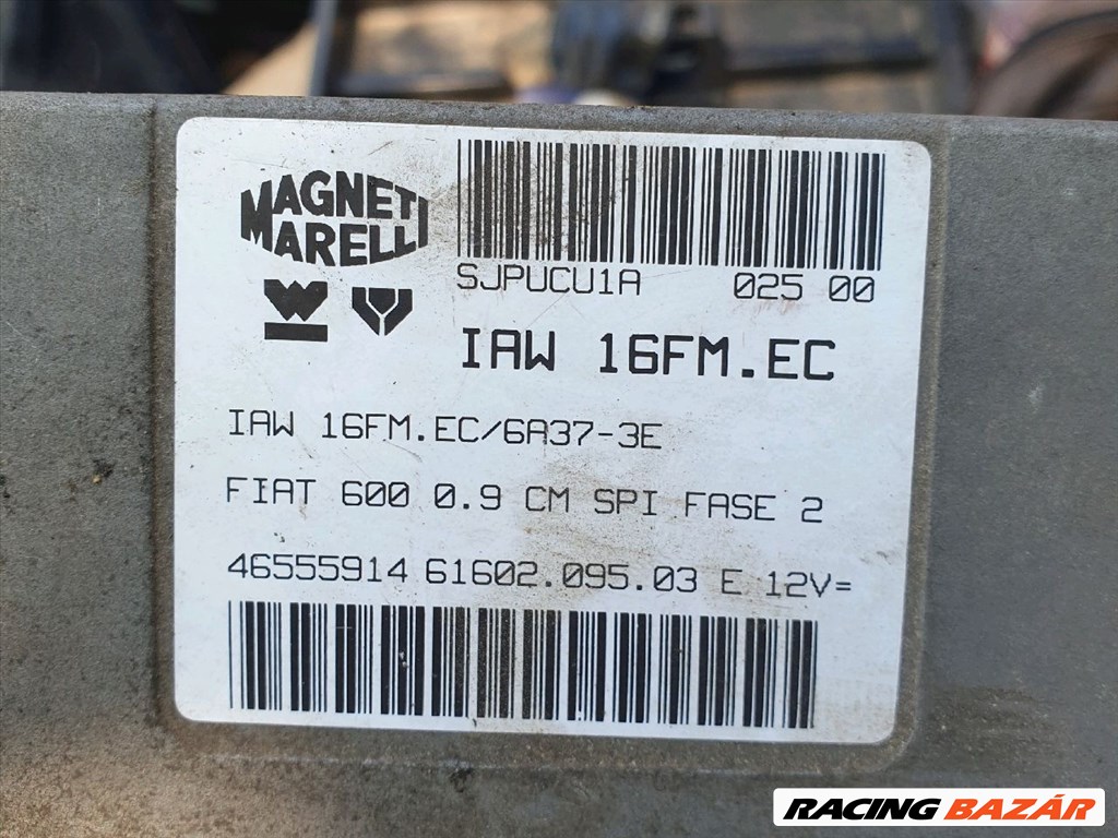 FIAT SEICENTO Motorvezérlő magnetimarelli46555914 3. kép