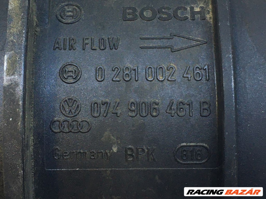 VW PASSAT B5 Légtömegmérő bosch0281002461-074906461b 5. kép