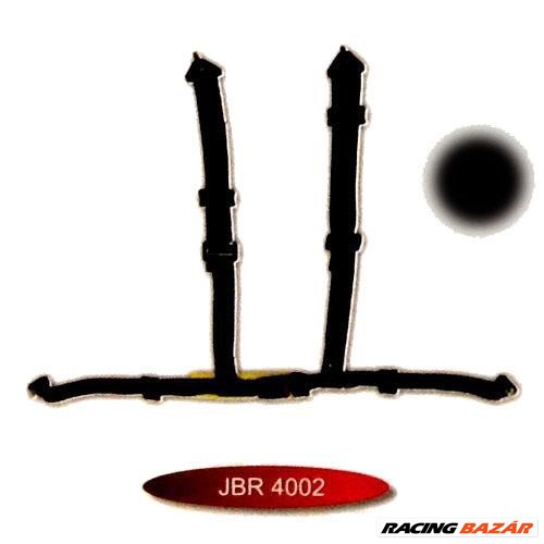 3 colos hagyományos csatos sport öv JBR-4002-3BK 1. kép