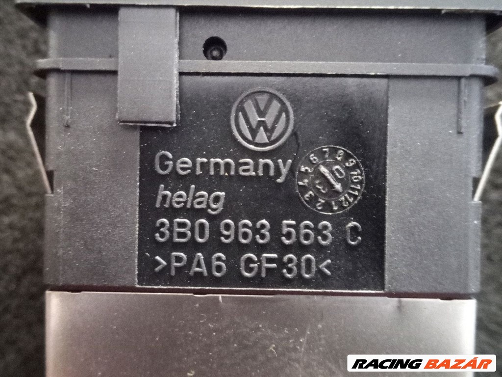 VW PASSAT B5 Bal első Ülésfűtés Kapcsoló volkswagen3b0963563c 3. kép