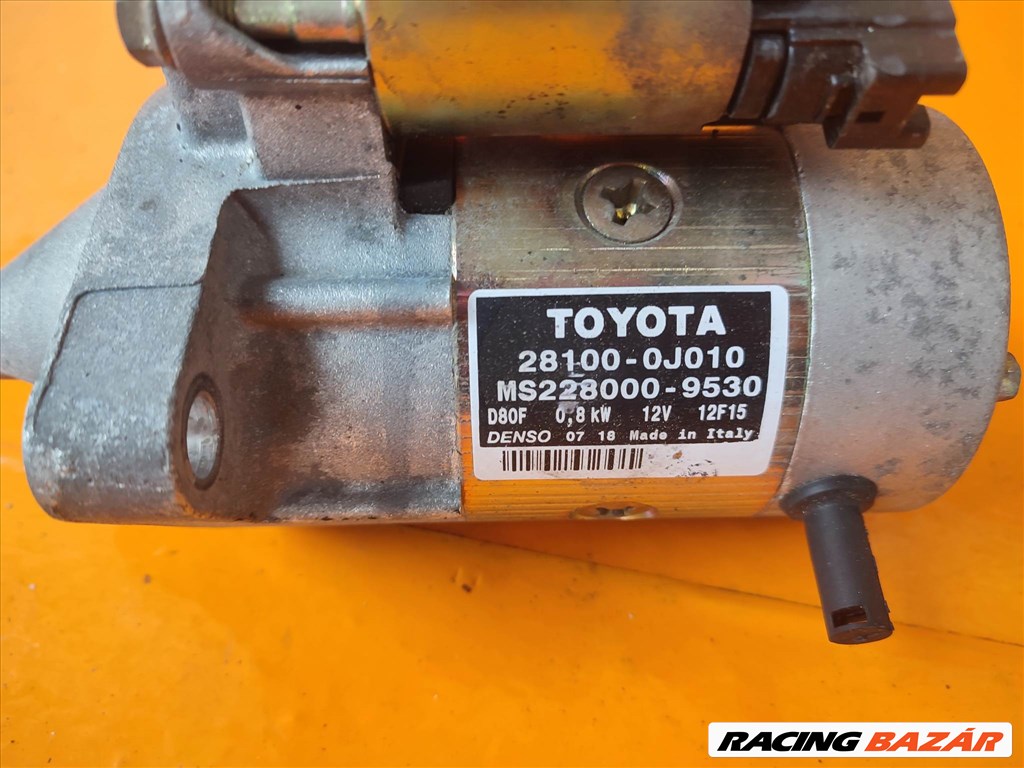 Toyota Yaris (XP10) 1.3 önindító  2810021030 6. kép