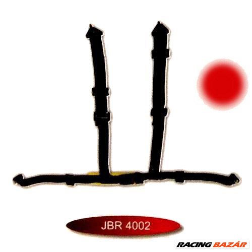 3 colos hagyományos csatos sport öv JBR-4002-3R 1. kép