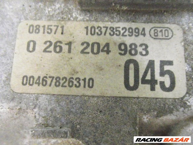 FIAT PUNTO (188) 1.2 16V 80 motorvezérlő egység 261204983 3. kép