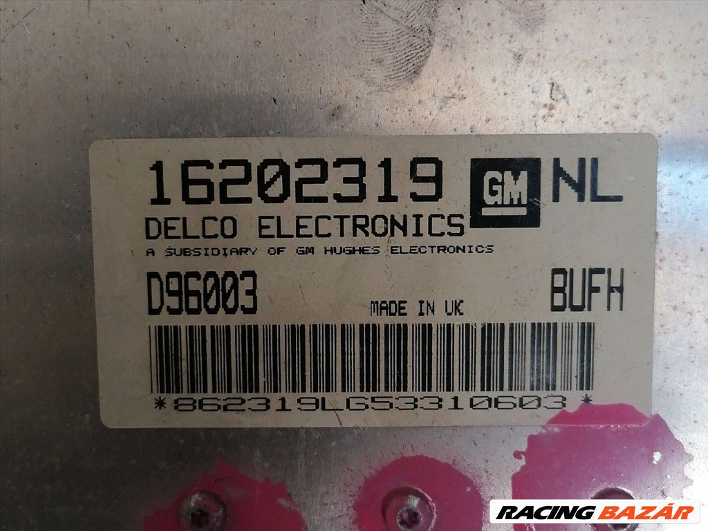 OPEL VECTRA B Motorvezérlő gm16202319-delcoelectronicsd96003 2. kép