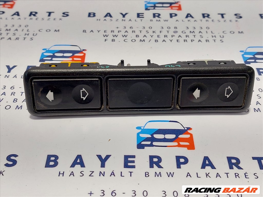 BMW E36 Z3 bal első dupla 4x elektromos ablakemelő kapcsoló gomb (888047) 1387857 1. kép