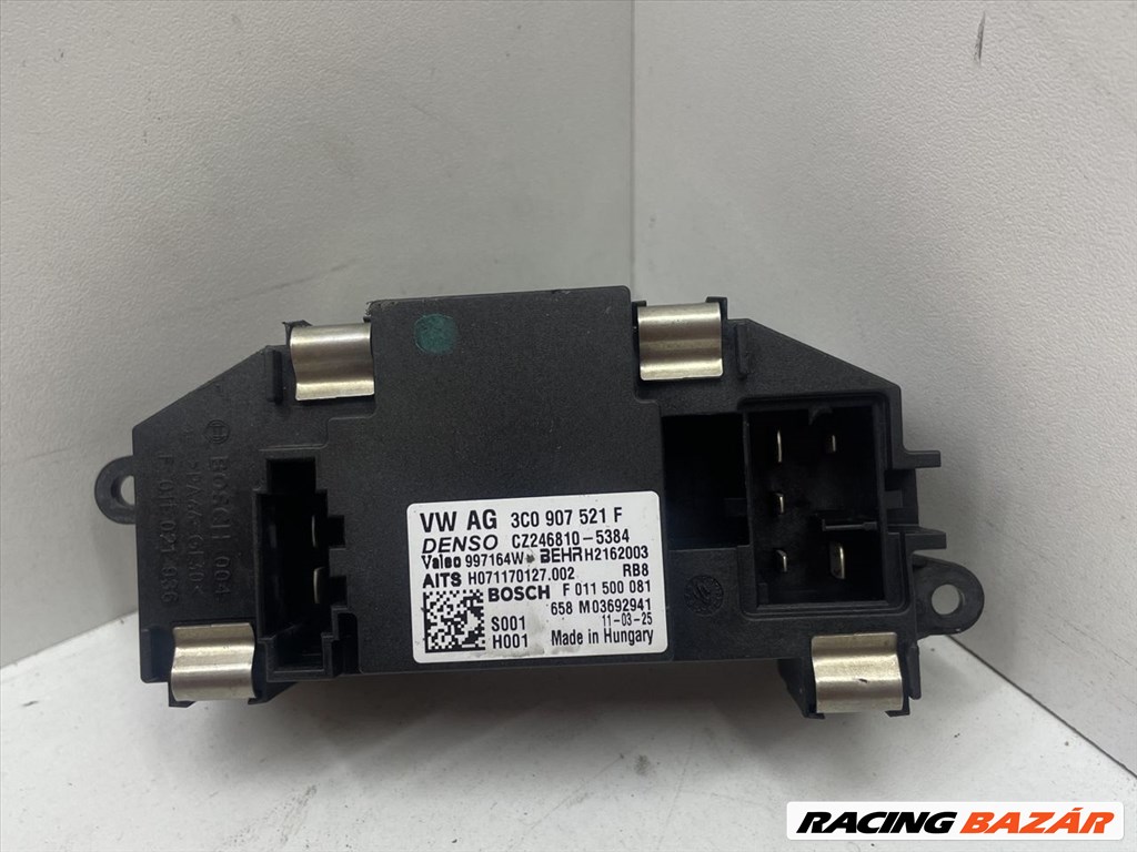 VW GOLF VI Előtét Ellenállás Fűtőmotor vwag3c0907521f-densocz2468105384 1. kép