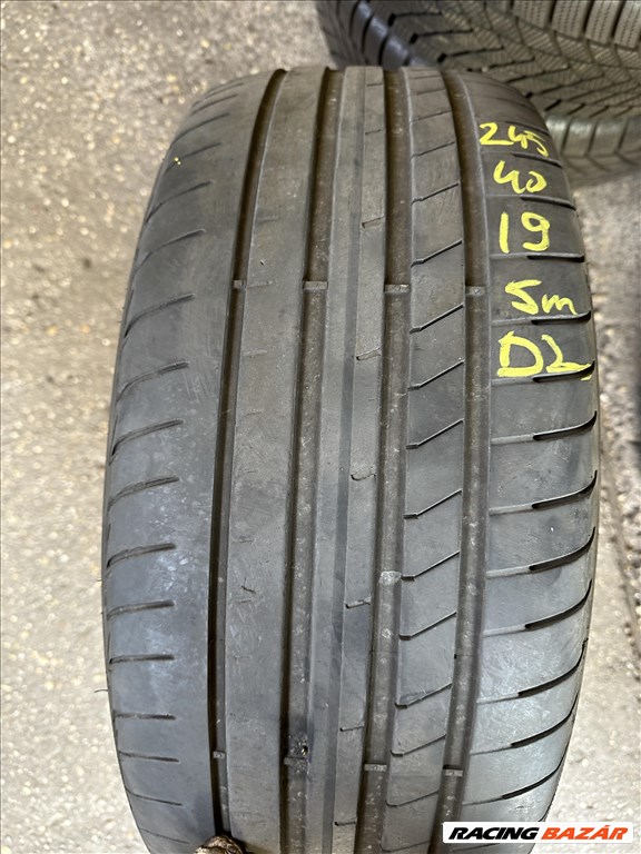 Good Year Eagle F1 245/40 R19 - 275/35 R19 RSC defekt tűrő nyarigumi szett eladó 2. kép