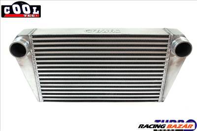 Intercooler TurboWorks 500x300x76 hátsó kivezetéssel