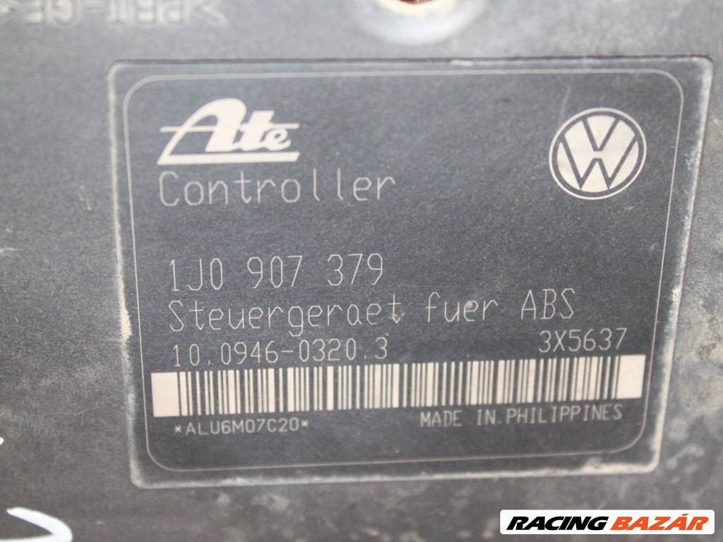 VW GOLF IV (1J1) 1.6 ABS egység / tömb / kocka 1j0614117a1j0907397 2. kép