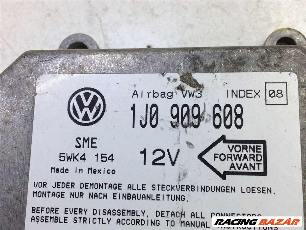 VW NEW BEETLE Légzsák Elektronika vw1j0909608-sme5wk4154 3. kép