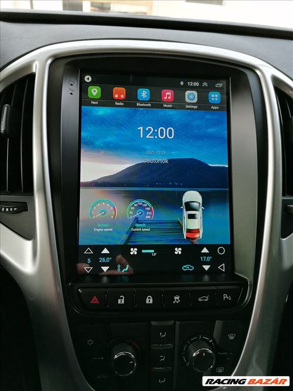 Opel J Astra Android Multimédia Tesla Style Autórádió Tolatókamerával 7. kép