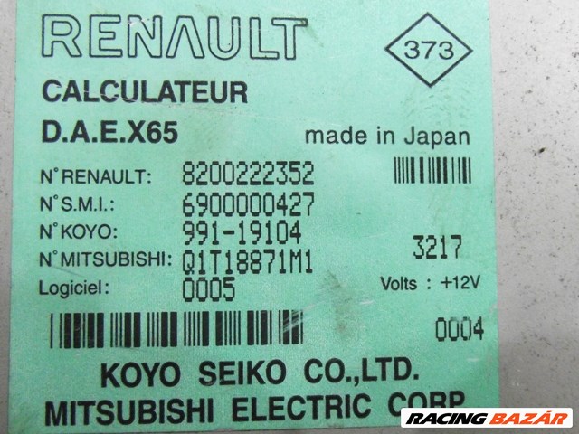 RENAULT/CLIO II 1.5 dCi kormányszervó vezérlő 8200222352 2. kép