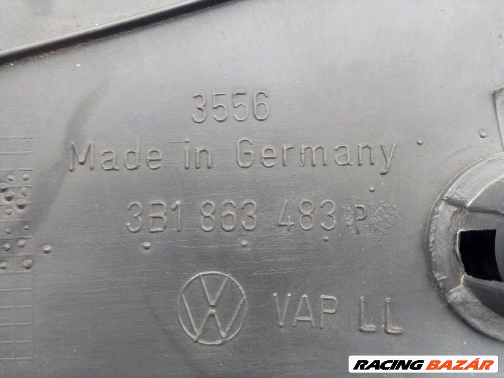 VW PASSAT B5 Bal első Belső Küszöb Burkolat volkswagen3b1863483p 3. kép