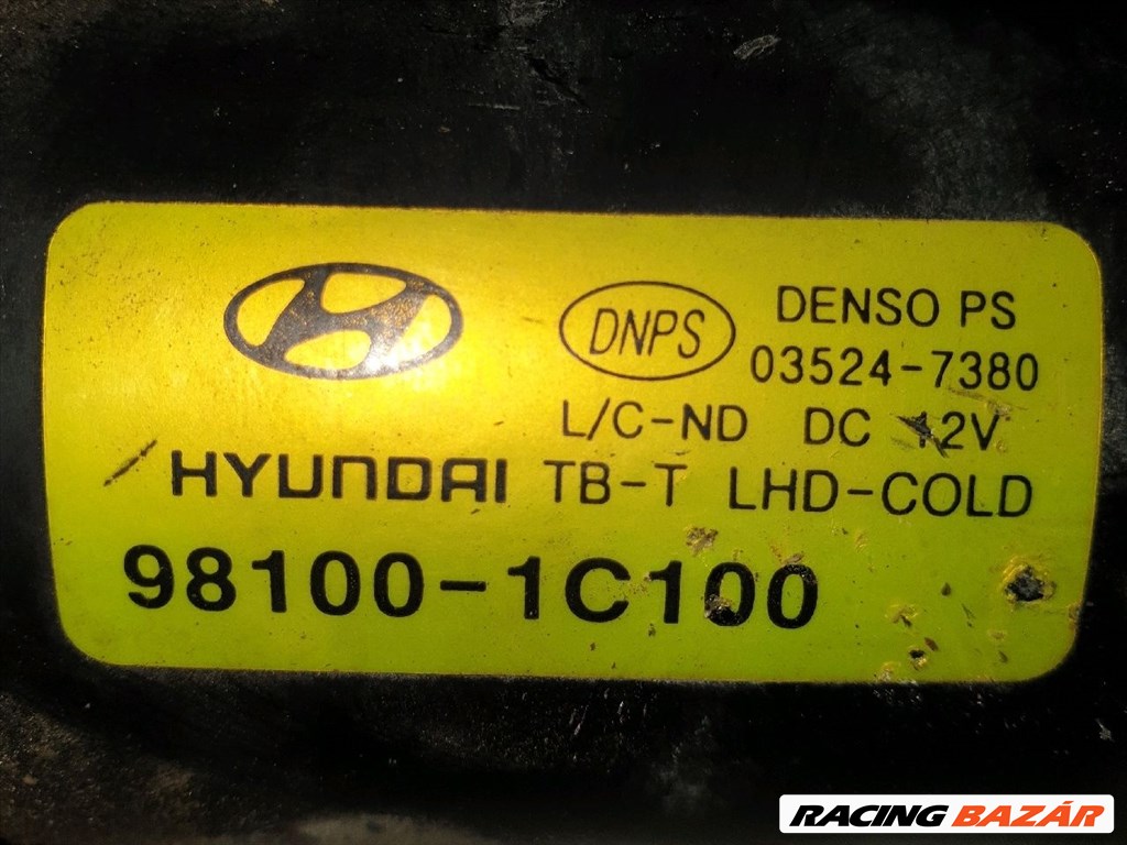 HYUNDAI GETZ Első Ablaktörlő Motor denso035247380-hyundai981001c100 2. kép