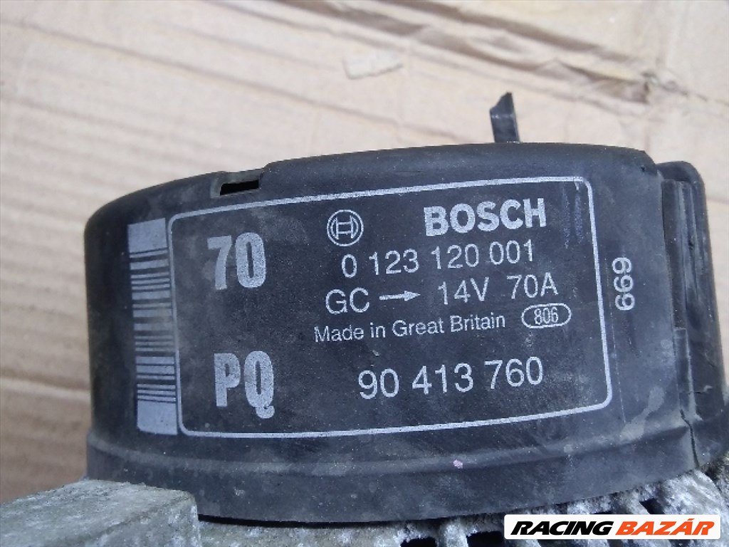 OPEL ASTRA F Generátor bosch0123120001-gm90413760 4. kép