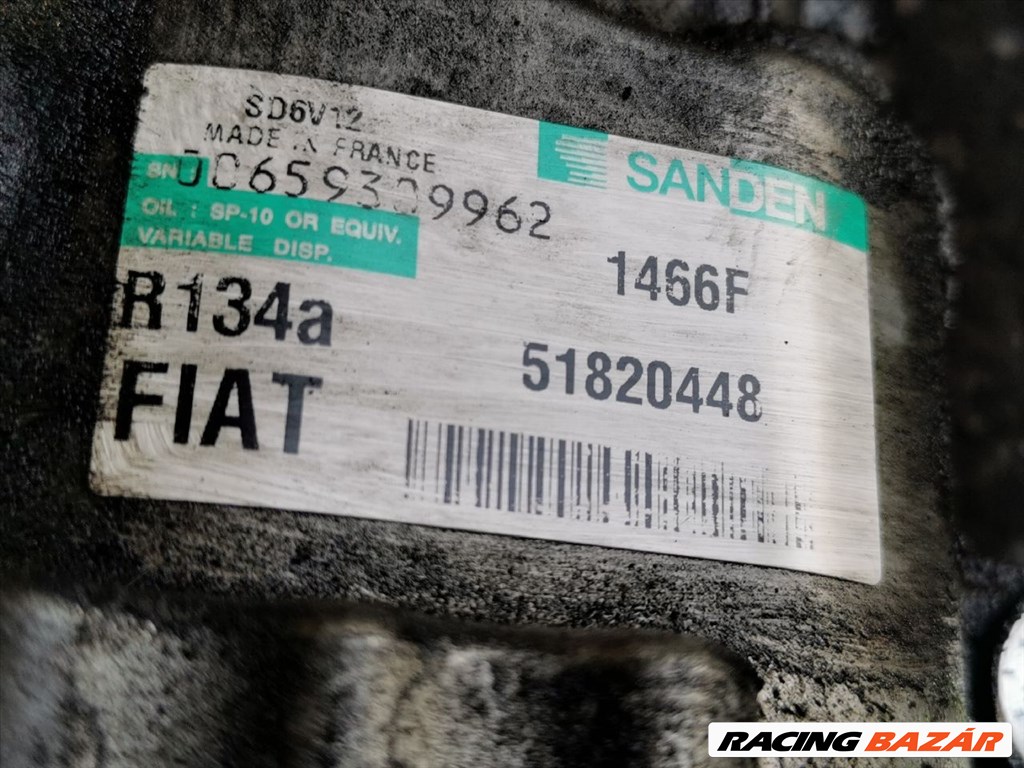 Lancia Delta III 1.6 Multijet 16V klímakompresszor  00659309962 51820448 3. kép