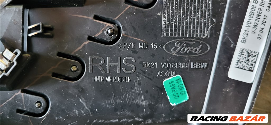 Ford TRANSIT custom MK8 12- szellöző rostély rács szellözőrács 2675 bk21v018b08bbw 12. kép