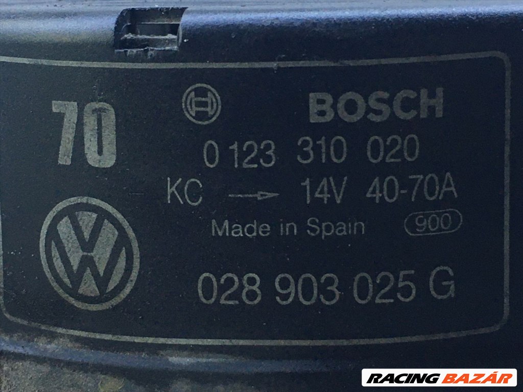 VW GOLF III Generátor bosch0123310020-028903025g 5. kép