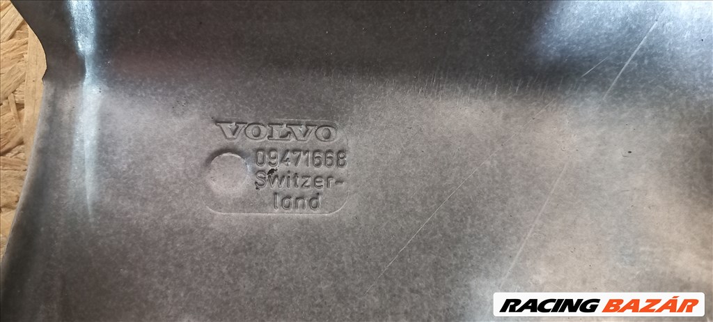 Volvo S80 2.8 T6 98- Bal hátsó turbó hővédő lemez borítás 1896 09471668 6. kép