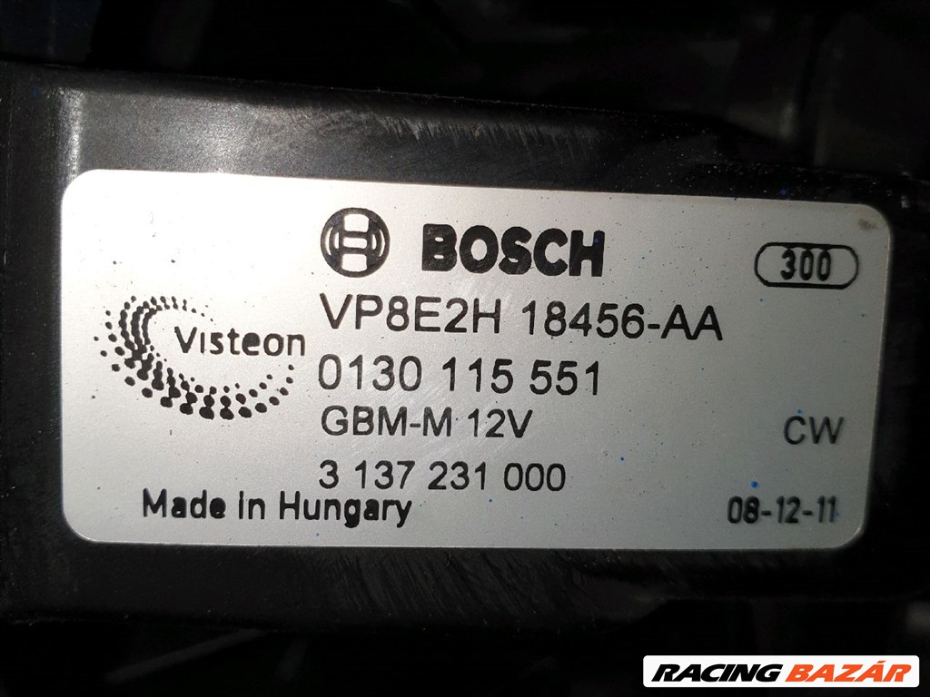 FORD FIESTA VI Fűtőmotor (Klímás) bosch0130115551-visteonvp8e2h 3. kép