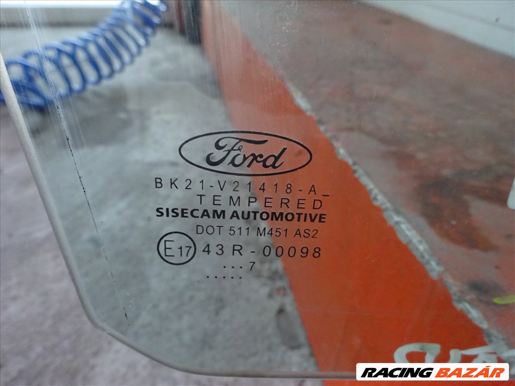 Ford TRANSIT custom 12- Jobb első ajtó oldalüveg háromszög üveg 1202 bk21v21418a 4. kép