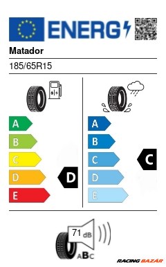 Matador MP93 NORDICCA M+S 3PMSF 185/65 R15 88T téli gumi 2. kép