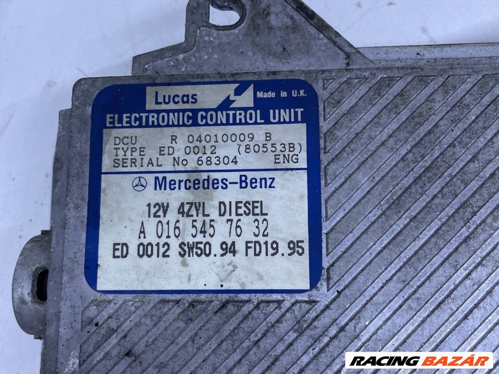 MERCEDES-BENZ C-CLASS Motorvezérlő mercedesa0165457632-lucasr04010009b 3. kép